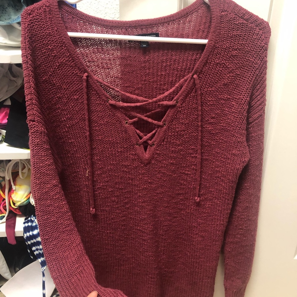 Tie-Up American Eagle Sweater
